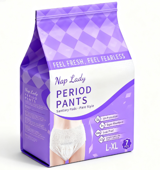 NapLady Sanitary Pants – 7 PCS Premium Set